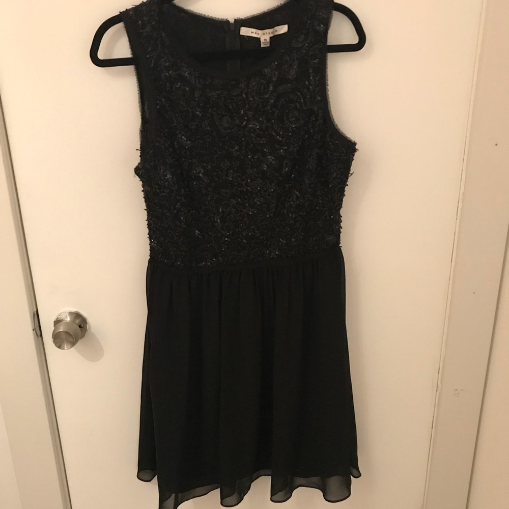 Max Studio Black Sequin Dress - Picture 2 of 6